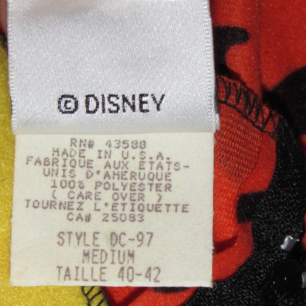 Vintage 90s Disney Catalog Tigger Costume Jumpsuit Men's sz M Winnie The Pooh - Picture 6 of 6